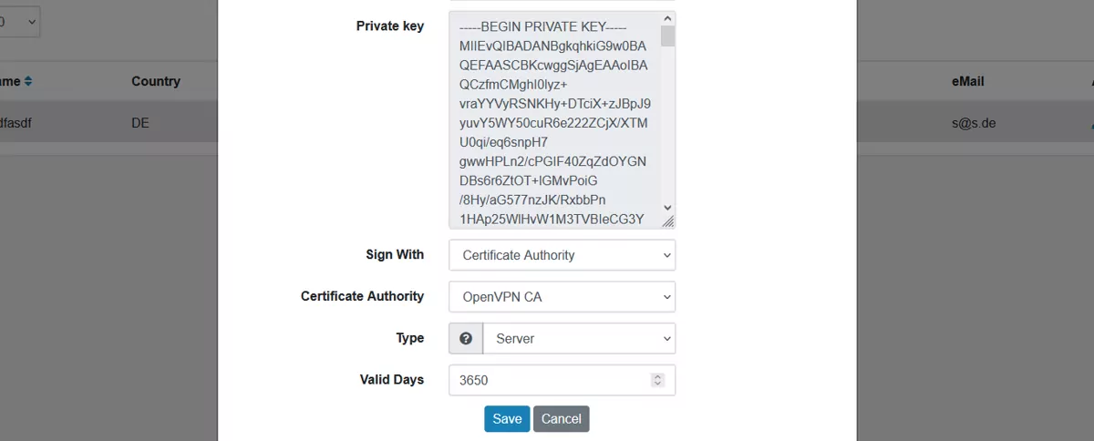 Sign with Certificate Authority
