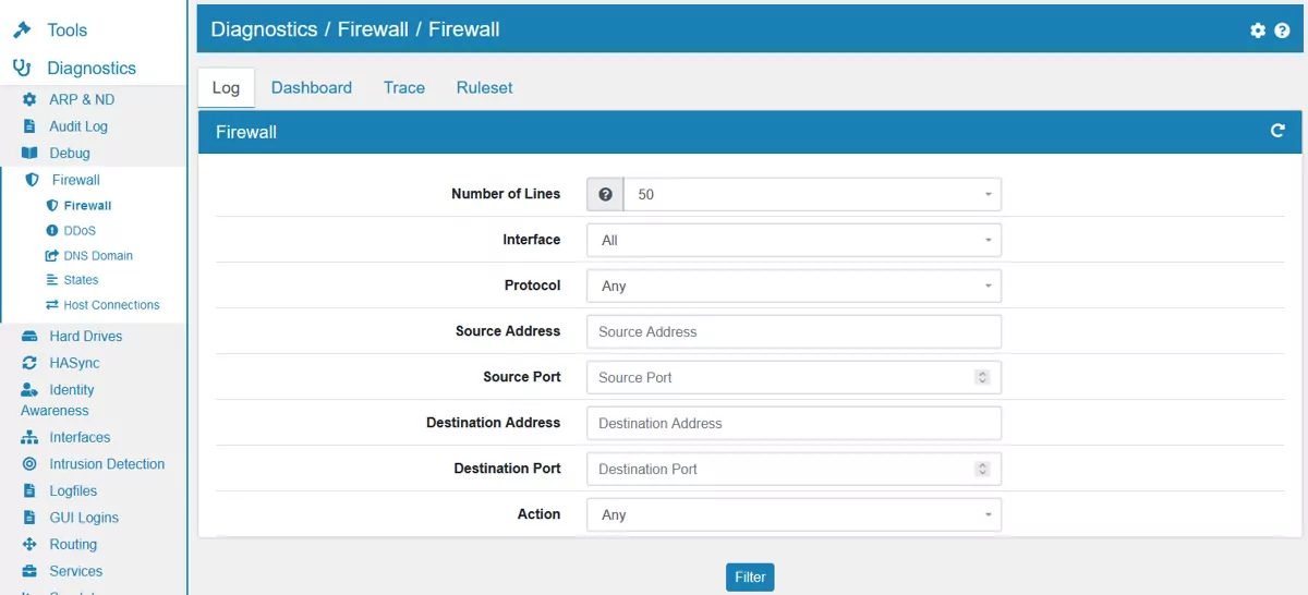 Firewall Diagnostics