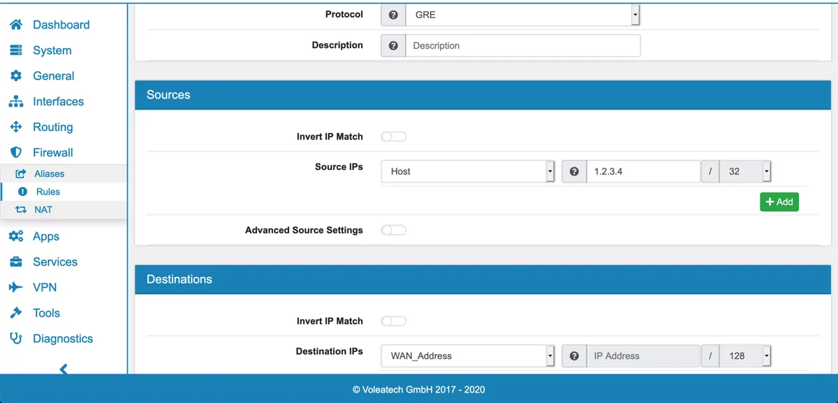 Firewall Rules Creation