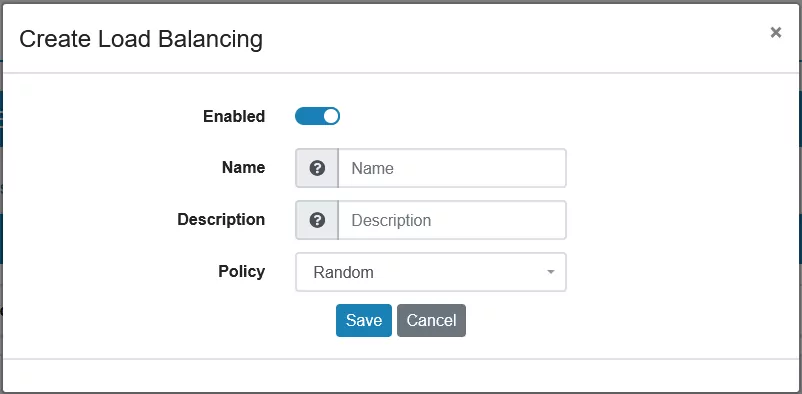 Routing Create Load Balancing