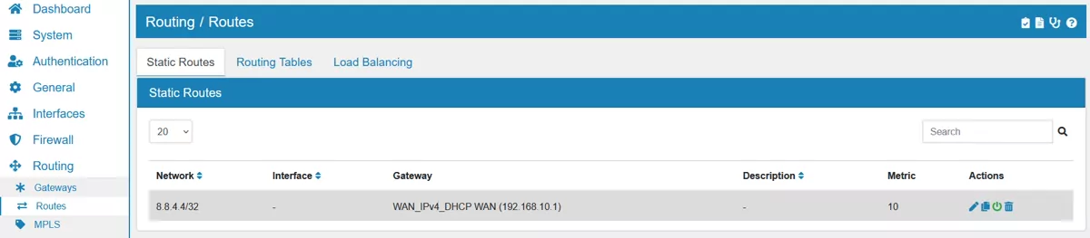 Routing Configuration
