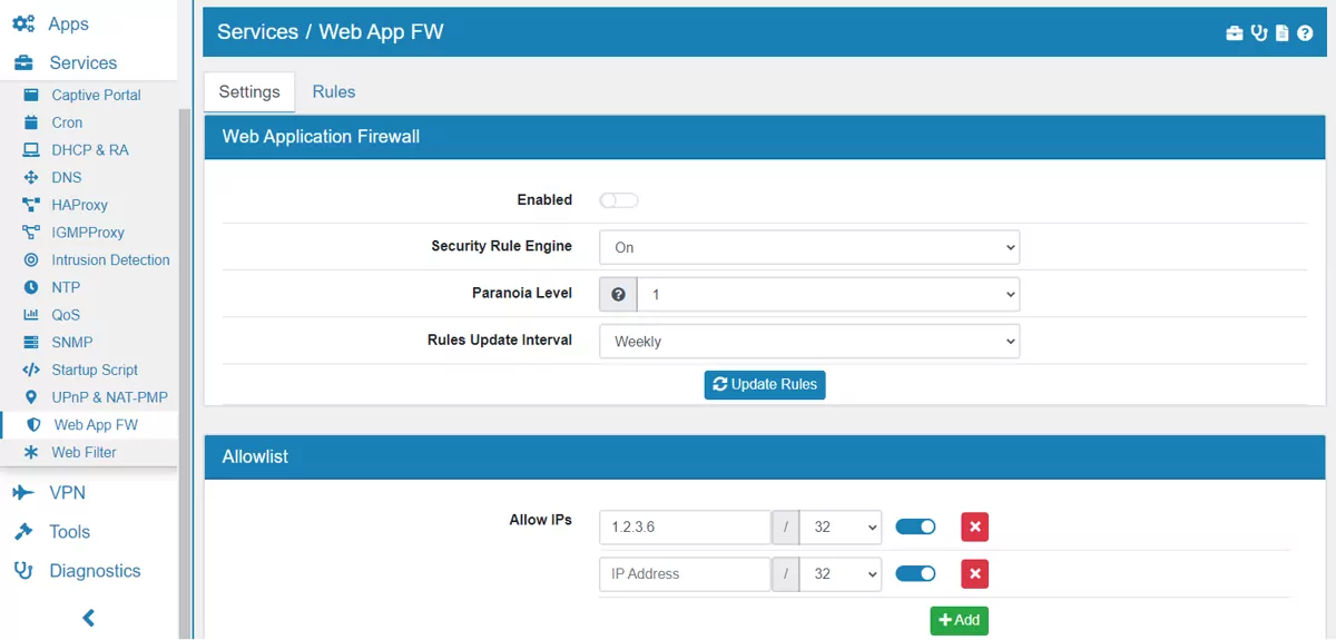 Web Application Firewall