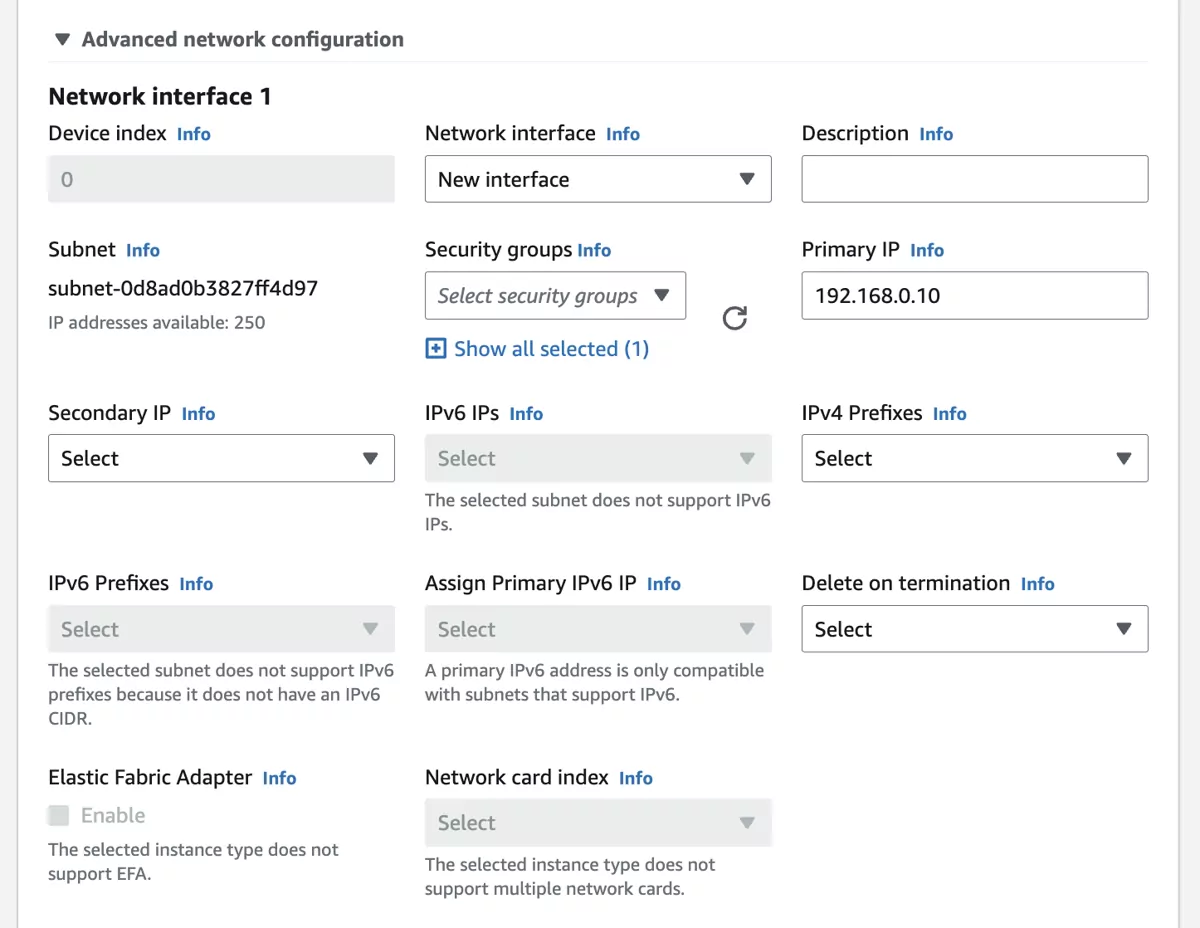 VT AIR AWS EC2 Instance Network WAN