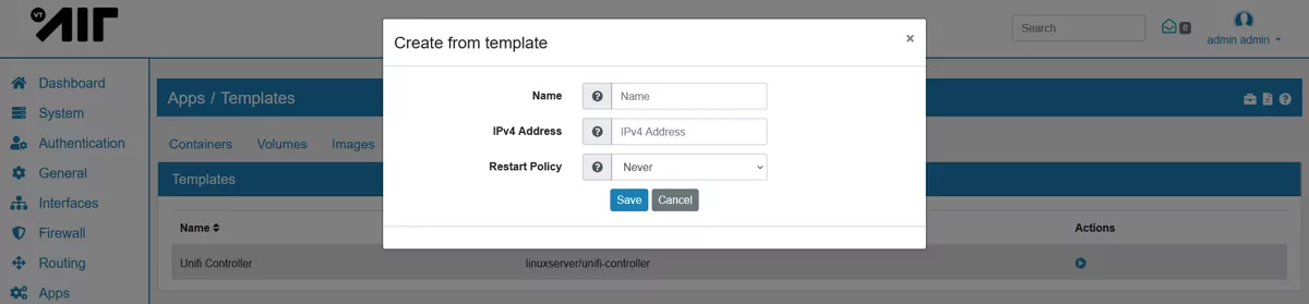 Create From Template