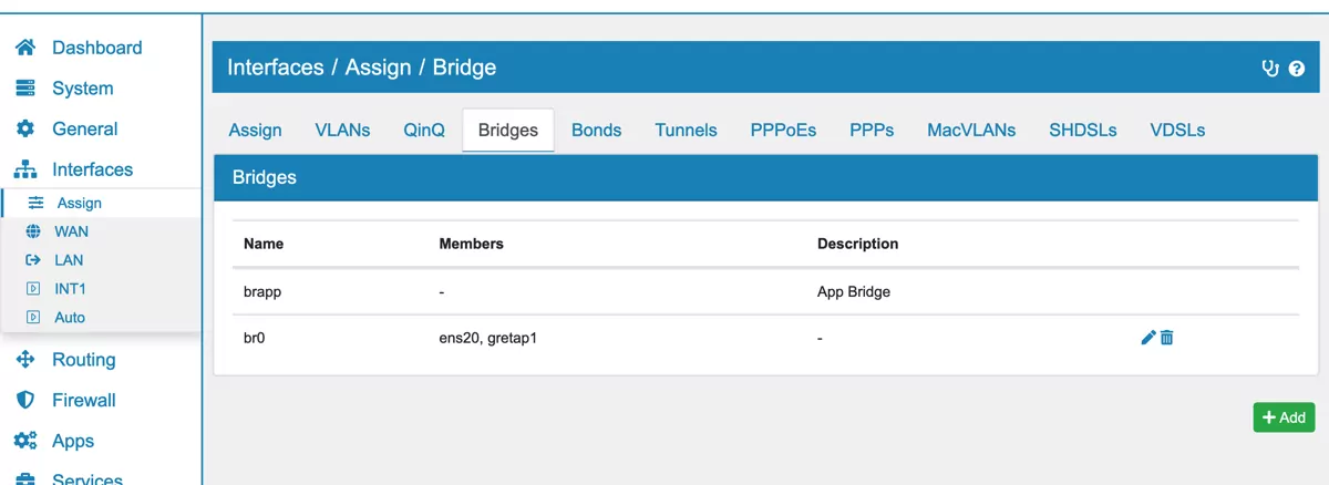 Bridge example