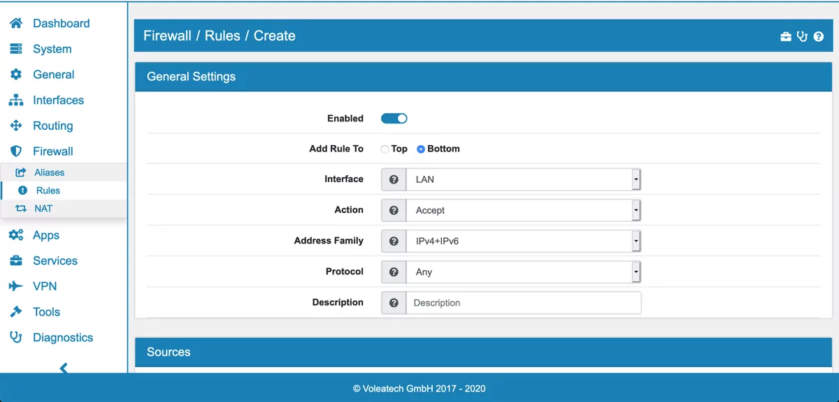 Firewall Rules Creation