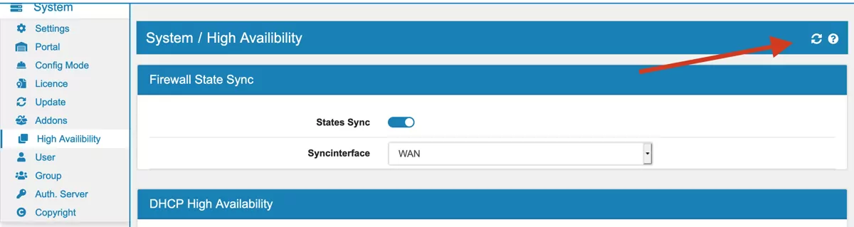 High Availability Manual Synchronization