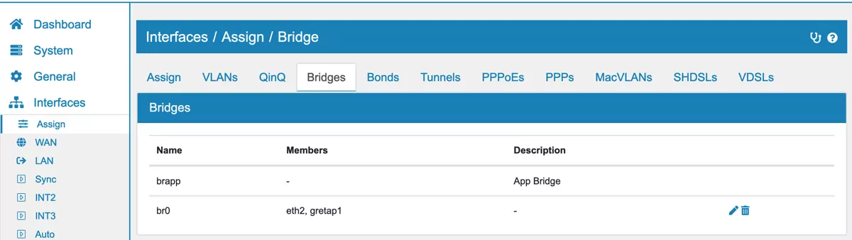 Interface Configuration