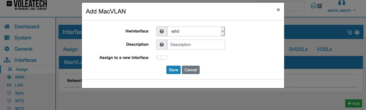 Interface Configuration