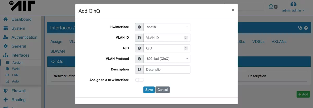 Interface Configuration