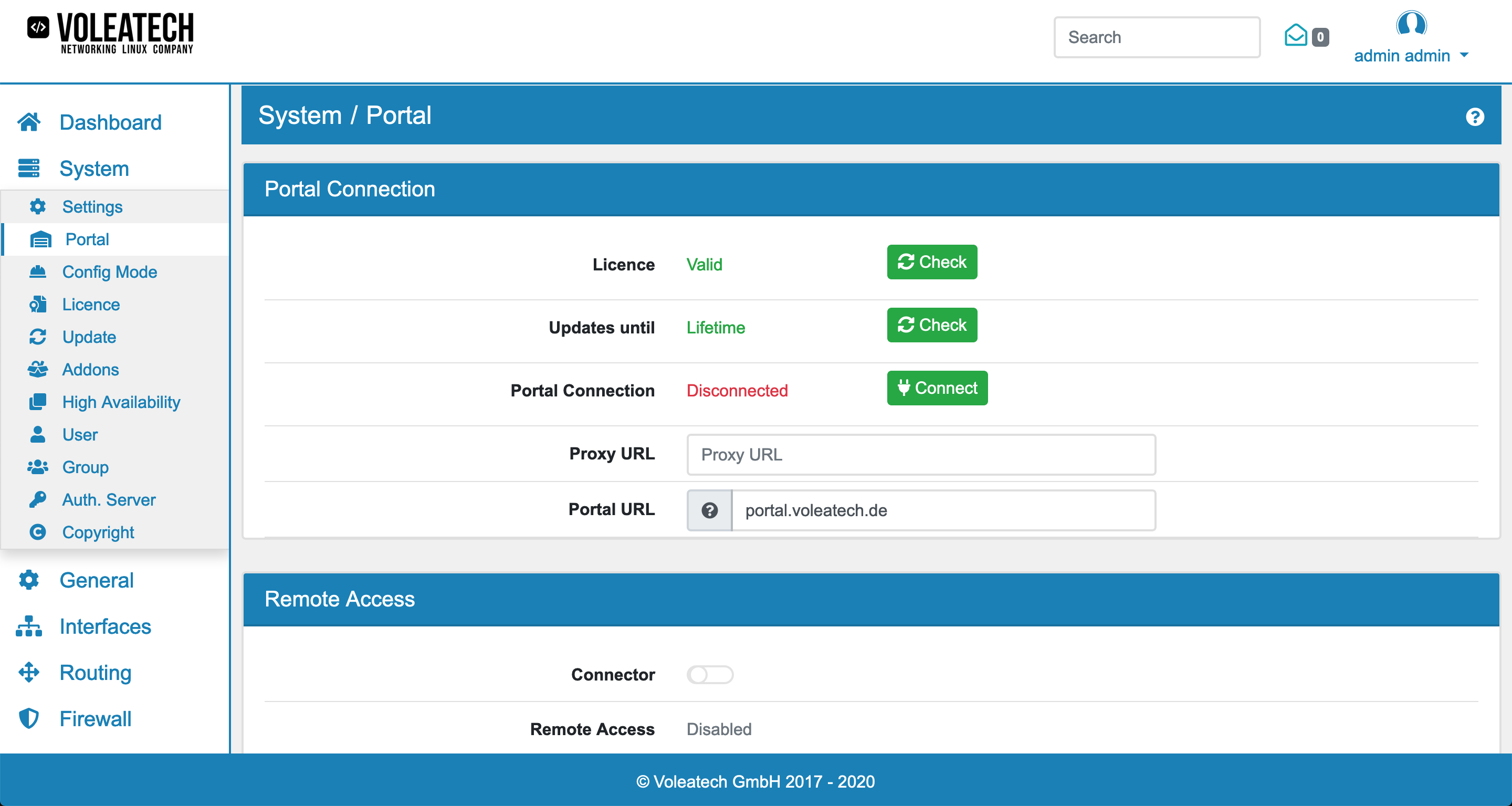 8.3. Portal Settings — VT AIR 24.01.1 documentation