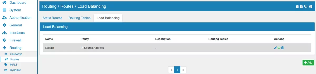 Routing Load Balancing