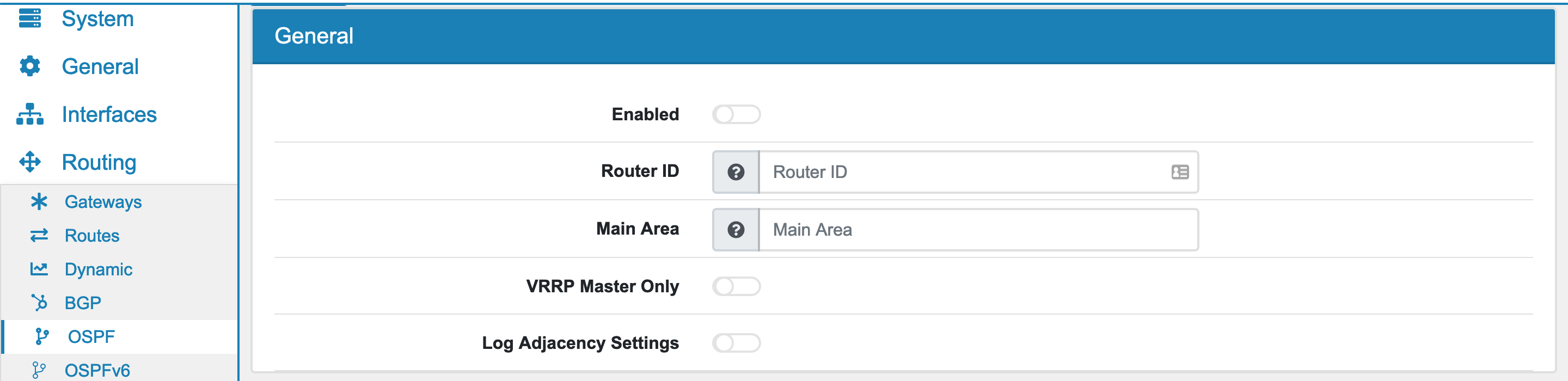 Routing OSPF