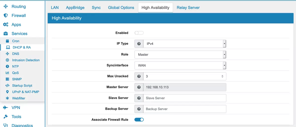 DHCP High Availability
