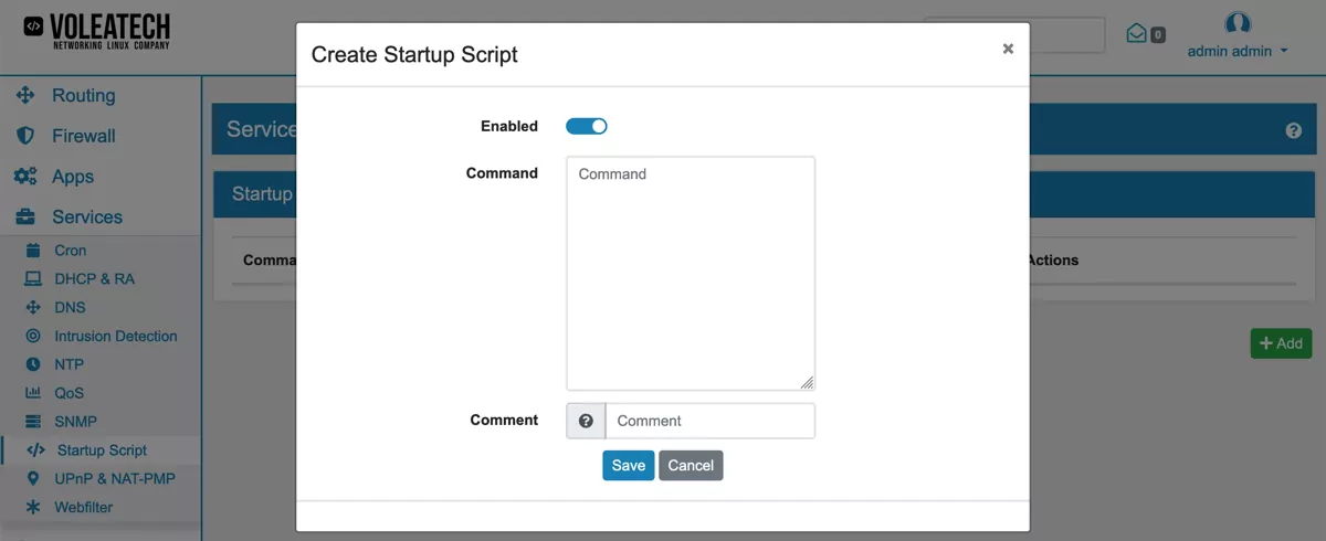 Startup Scripts