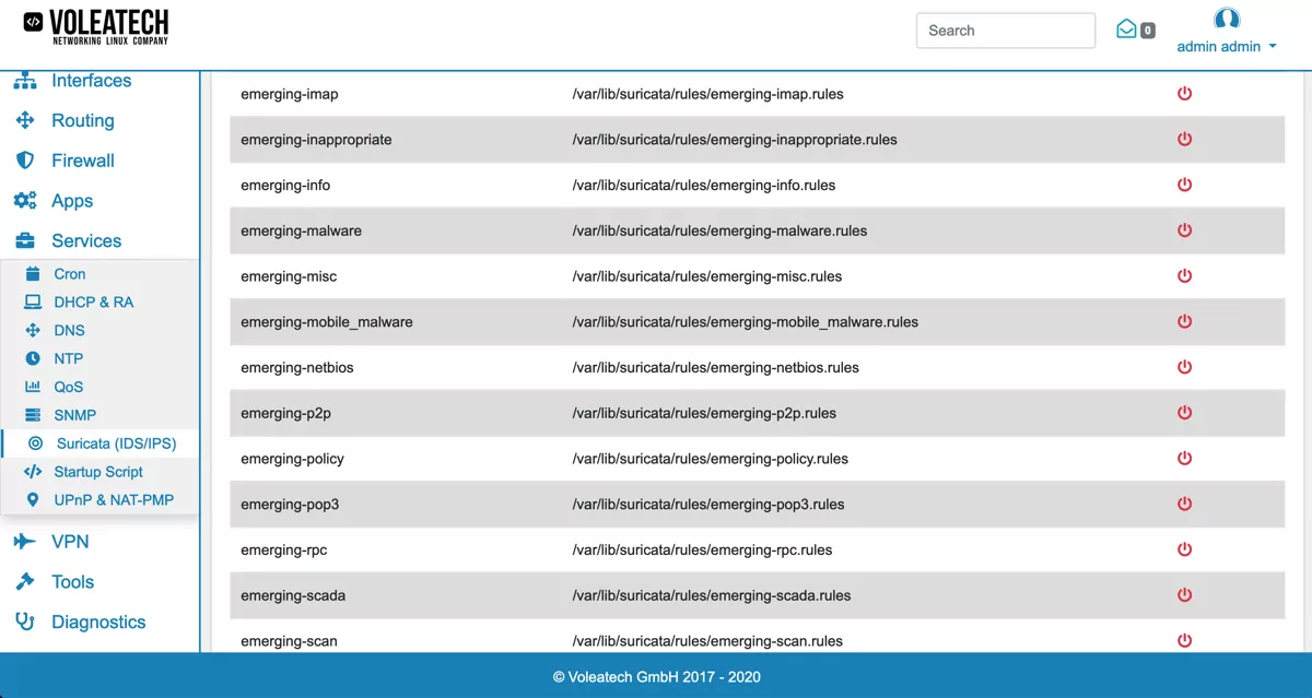 Suricata Emerging Threats Open Rules